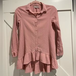 Zara Girls blush pink blouse, 13/14